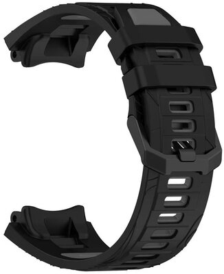 Silikon-Uhrenarmband Ricardo Moena (für Amazfit T-Rex 3), Black/Gray