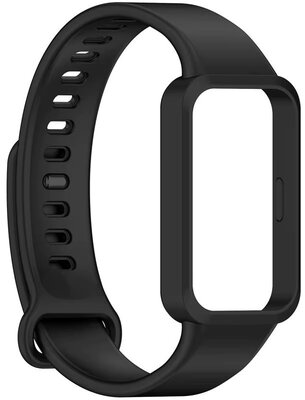 Ricardo Silikonarmband (für Xiaomi Mi Band 9 Active), schwarz