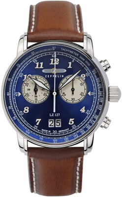 Zeppelin LZ127 Graf Zeppelin Quartz Chronograph Big Date 8684-3