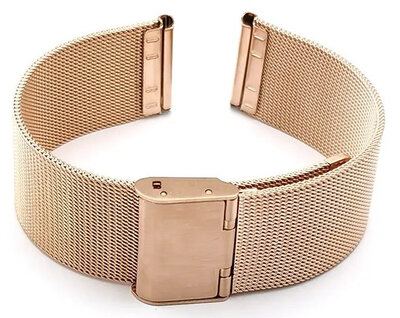 Stahlarmband Ricardo Barletta, Roségold, Mailänder