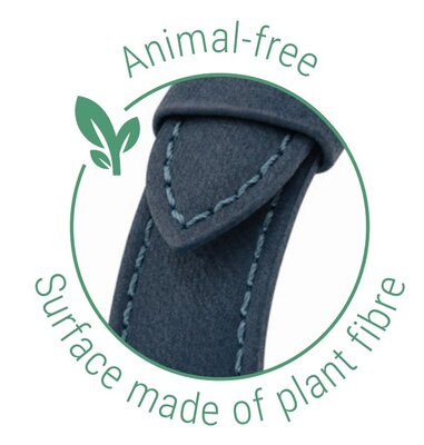 Natürliches Uhrenarmband Hirsch Fibre Plant M 04299182-2, blau, natürliche Fasern, Länge M, Quick Release Limited Edition