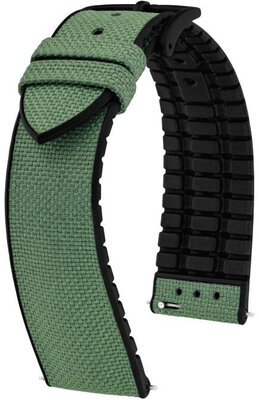 Textilband Hirsch Arne L 0925090045-5, grün, Textil/Naturkautschuk, Länge L, Quick Release