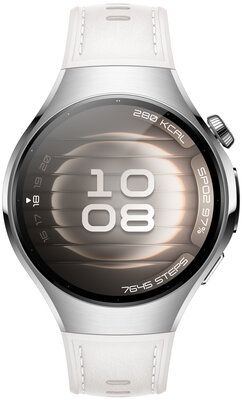 Huawei Watch 5 42mm LTE Silver, White Composite Strap