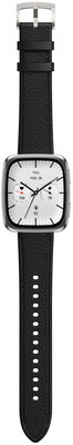 Amazfit Active 2 (Square) Black Leather (+Ersatz-Uhrenarmband)