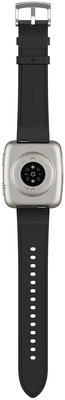Amazfit Active 2 (Square) Black Leather (+Ersatz-Uhrenarmband)