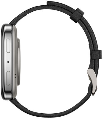 Amazfit Active 2 (Square) Black Leather (+Ersatz-Uhrenarmband)