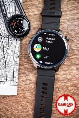Amazfit Balance 2 Black (+ Ersatz-Uhrenarmband)
