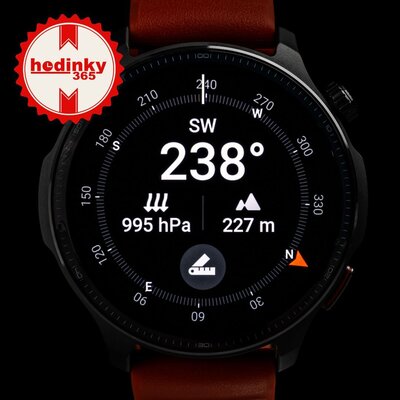 Amazfit Balance 2 Black (+ Ersatz-Uhrenarmband)