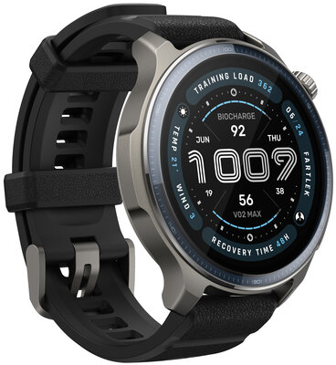Amazfit Balance 2 Black (+ Ersatz-Uhrenarmband)