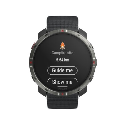 Polar Grit X2 Night Black, Größe S-L