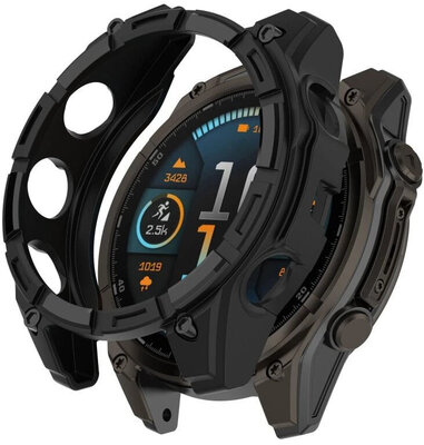 Schutzhülle (für Garmin Fenix 8, 43mm), Silikon, schwarz