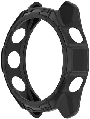 Schutzhülle (für Garmin Forerunner 570, 47mm), Silikon, schwarz
