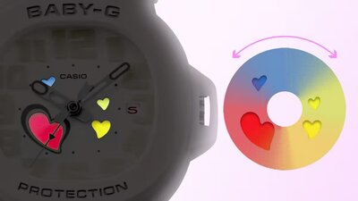 Casio Baby-G BGA-10-6AER Playful Hearts Series