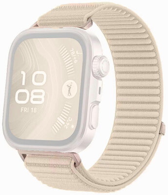 Nylon-Uhrenarmband Ricardo Frabosa (für Huawei Watch Fit 3, 4, 4 Pro, 5, 5 Pro), Beige