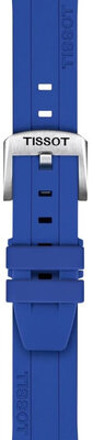 Silikonband T852.051.023 18mm, Blau, Quick Release