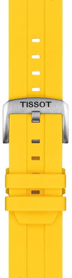 Silikonband Tissot T852.050.993 22mm, Gelb, Quick Release