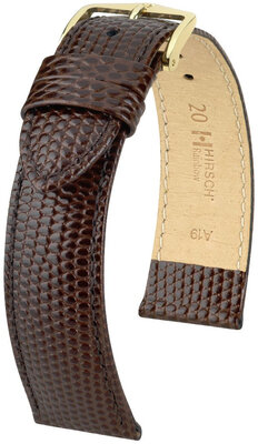 Lederband Hirsch Rainbow L 12322610NQ-1, braun, Kalbsleder, Länge L