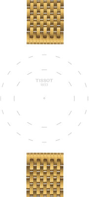 Stahlarmband Tissot T852.049.487 20mm, Golden, Quick Release