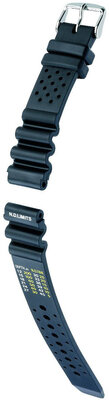 Silikonarmband Hirsch Pro Diver XL 40908850-2, schwarz, Länge XL