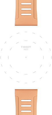 Silikonband Tissot T852.050.298 21mm, Beige