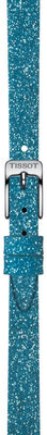 Synthetisches Uhrenarmband Tissot T852.048.078 9mm, blau, Quick Release