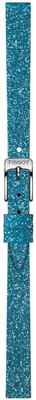 Synthetisches Uhrenarmband Tissot T852.048.078 9mm, blau, Quick Release