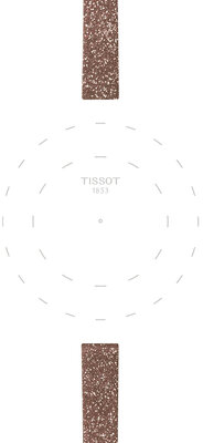 Synthetisches Uhrenarmband Tissot T852.048.085 9mm, rosa, Quick Release