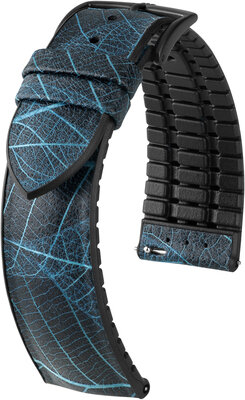 Lederband Hirsch Leaf L 0925046080-5, blau, Länge L, Quick Release