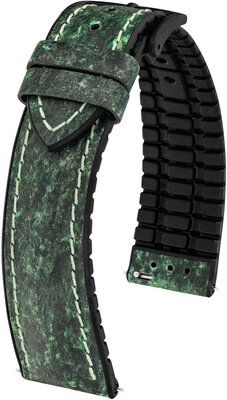 Lederband Hirsch Stone L 0925044040-5, grün, Länge L, Quick Release