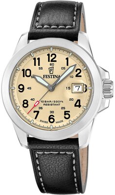 Festina Swiss Made Field 20081/1 (+ 2 Ersatz-Uhrenarmbänder)