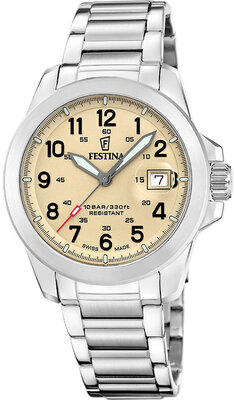 Festina Swiss Made Field 20081/1 (+ 2 Ersatz-Uhrenarmbänder)