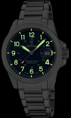 Festina Swiss Made Field 20081/2 (+ 2 Ersatz-Uhrenarmbänder)