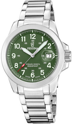 Festina Swiss Made Field 20081/3 (+ 2 Ersatz-Uhrenarmbänder)