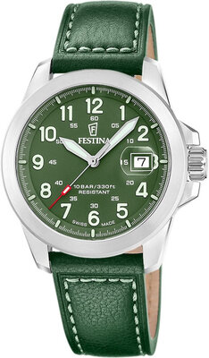 Festina Swiss Made Field 20081/3 (+ 2 Ersatz-Uhrenarmbänder)