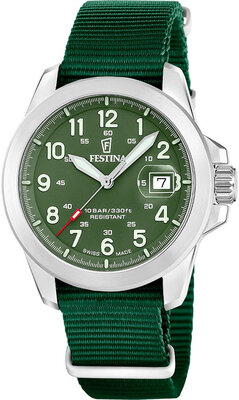 Festina Swiss Made Field 20081/3 (+ 2 Ersatz-Uhrenarmbänder)