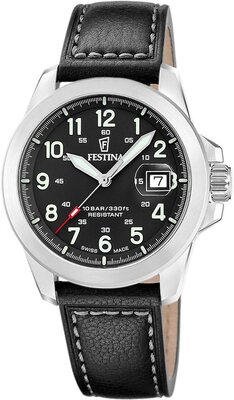 Festina Swiss Made Field 20081/4 (+ 2 Ersatz-Uhrenarmbänder)
