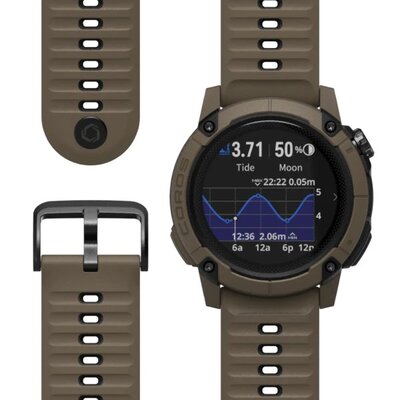 Coros Nomad Brown / Silicone Band