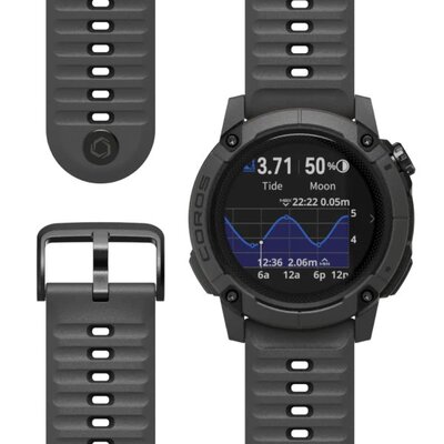Coros Nomad Dark Grey / Silicone Band
