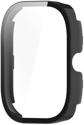 Schutzhülle (pro Xiaomi Redmi Watch 5 Active), Kunststoff, schwarz + Glas