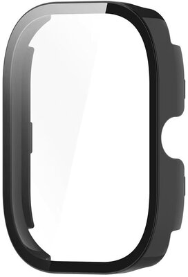 Schutzhülle (pro Xiaomi Redmi Watch 5), Kunststoff, schwarz + Glas