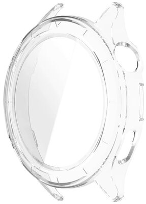 Schutzhülle (für Xiaomi Watch S4 47mm), Kunststoff, transparent + Schutzglas