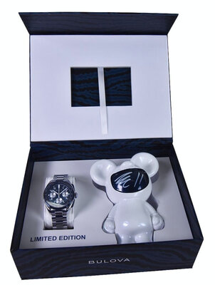 Bulova Lunar Pilot Quartz Chronograph 98A329 Timascus 150th Anniversary Limited Edition 5500pcs