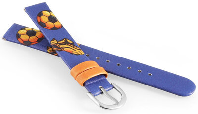 Kunstlederband JVD JVDRJ7229.3 14mm, Blau, Kinder