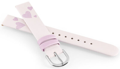 Kunstlederband JVD RJ7237.1 14mm, Rosa, Kinder