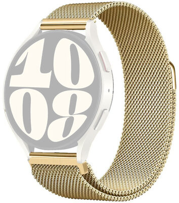 Stahlarmband Ricardo Venosa, Golden, Quick Release, magnetisch