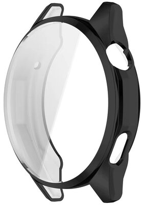 Schutzgehäuse (für Huawei Watch GT 6/7, 46mm), Kunststoff, schwarz + Schutzglas