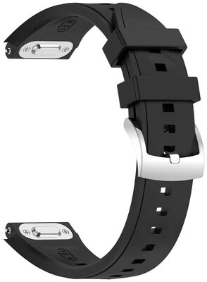 Silikon-Uhrenarmband Ricardo Espace San Bernardo 18mm (für Huawei Watch GT 6, 41mm), Black