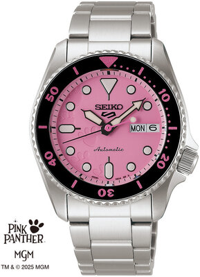Seiko 5 Sports Automatic SRPM07K1 Pink Panther Limited Edition 9999pcs (+ Ersatzband)