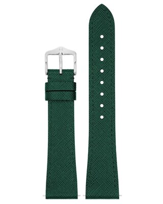 Leder-Uhrenarmband Hirsch Giffone L 01875040-2, grün, Kalbsleder, Länge L, Quick Release