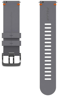 Lederband Polar 22mm, Grau, vel. M/L, Quick Release